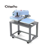 Machine de presse à chaud automatique double station OtterPro Air Press 38x38cm pour transfert DTF et sublimation – Nouvelle offre directe usine