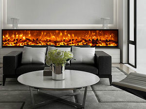 <span class=keywords><strong>Fausse</strong></span> <span class=keywords><strong>cheminée</strong></span> 3D Flamme LED <span class=keywords><strong>Chauffage</strong></span> décoratif Thermostat réglable intégré Espace <span class=keywords><strong>Cheminée</strong></span> électrique Insert Hôtel Anglais - Product Image 5