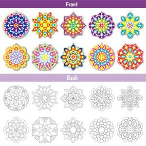 Thủ công sinh nhật Lớp Học Gia Đình phần thưởng làm cho bookmark của riêng bạn DIY khảm Laser Sticker thẻ cho trẻ mới biết đi - Product Image 3