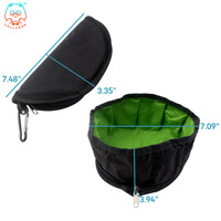 COLLABOR usine chien pliable bol pour animaux de compagnie pour voyage en gros personnalisé pliant chiot voyage eau nourriture bol fabricant chien bol