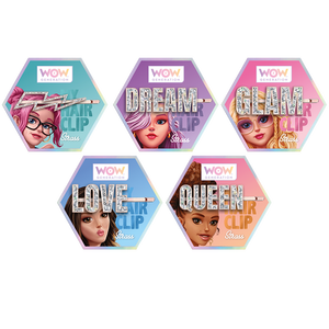 Fermagli per capelli glamour con messaggio WOW Generation - Product Image 2