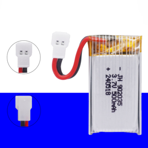 Batterie Li-ion 902035 3.7V 500mAh Ha Bosen H107d Overflew FY310B Tanco M62R pour quadricoptère télécommandé 25C - Product Image 2