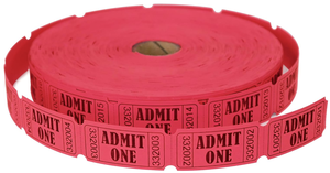 Billets de tombola perforés numérotés de 1x2 pouces pour événements et sorties de billets - Product Image 4