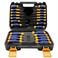 Set Obeng Magnetik OEM 66-Piece dari Baja Paduan S2 dengan Bit Presisi Mini Slotted/Phillips/Torx yang Dapat Diganti, Tahan Lama