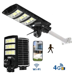 Farola Solar Inteligente con Control por Aplicación, Cámara WiFi Impermeable IP65, Sensor de Movimiento PIR, Iluminación de Seguridad Inalámbrica para Exteriores - Product Image 1