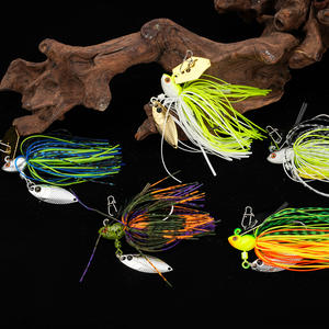 Señuelo de pesca artificial de plástico de 13g con cuchilla giratoria, tipo cuchara, señuelo blando, señuelos de hundimiento con deflector de agua para Zander y <span class=keywords><strong>Carpa</strong></span> SNEDA - Product Image 3