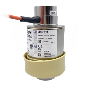 Capteur de pesage numérique HBM pour balance au sol, cellule de charge C16IC3 12V, précision 0,5%, actionneur à plat, sortie analogique - Product Image 1