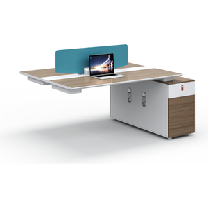 Postazione di lavoro del personale in legno Mobile schedario ufficio Reception a casa tavolo sedia Design Set di mobili per piccoli spazi - Product Image 6