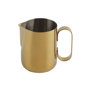 Jarra para espumar leche de acero inoxidable dorado - Product Image 1