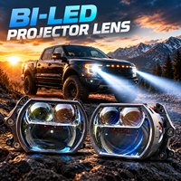 Objectif de projecteur bi-LED VAHID 80W pour phare de voiture, lentille de projecteur à double faisceau MS2 pour TOYOTA Honda Nissan