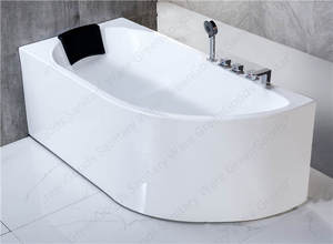 Bañeras sencillas y útiles para la familia, blancas, de esquina, independiente, de 1400x750mm, <span class=keywords><strong>venta</strong></span> de fábrica - Product Image 5