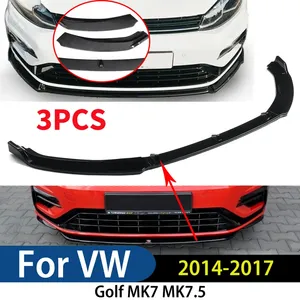 สำหรับ Golf MK7 MK7.5 ปี 2014-2017 ชุดแต่งกันชนหน้า สปอยเลอร์ลิป ดิฟฟิวเซอร์ ชุดแต่งภายนอก - Product Image 1