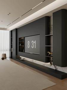 Mobile TV Moderno <span class=keywords><strong>in</strong></span> Legno per TV da 65 Pollici e Oltre, Mobile Porta TV per Soggiorno e Camera da Letto - Product Image 5
