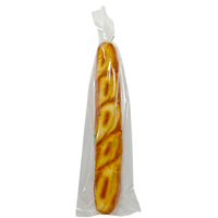 Sacs d'emballage en plastique BOPP transparents et durables, thermoscellables, pour le pain, qualité alimentaire, micro-perforés, impression en héliogravure
