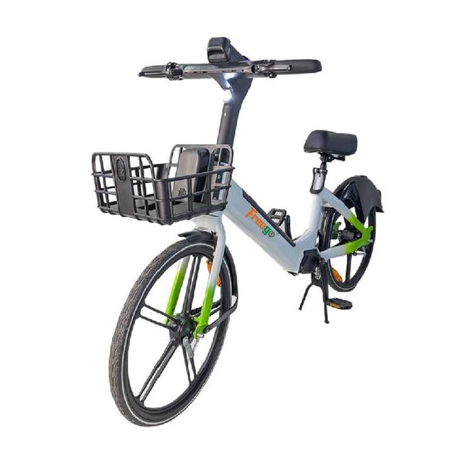 350W Smart Sharing City E-Bike with Rear Hub Motor 36V Electrical Bicycle for App-Based Rental