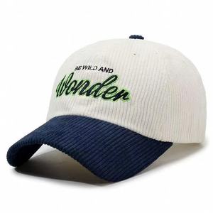 <span class=keywords><strong>2025</strong></span> mới nhất thiết kế thể thao hai giai điệu nhung Mũ bóng chày và mũ thời trang thư Mũ bóng chày cho nam giới - Product Image 2