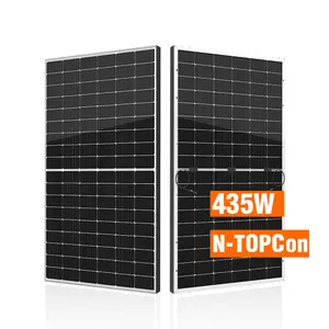 चीन निर्माता सौर पैनल 420वाट 425W 430W 435W एन-टाइप हाफ सेल सौर पैनल पुनर्विक्रय के लिए सर्वोत्तम मूल्य