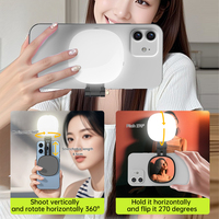 Mini lampe LED magnétique portable, pliable, autonome, pour la beauté, les photos, la luminosité, pratique, appareil photo pour selfie