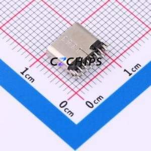 TYPE-C-616-LJRH650 USB Connector SMD Connector ( Connector Type: Type-C )( Gender: Female )( Mounting Type: Clamp Plate ) - Product Image 2