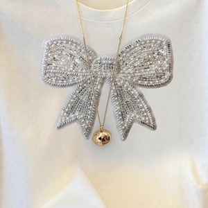 T-<span class=keywords><strong>shirt</strong></span> pour <span class=keywords><strong>femme</strong></span>, col rond, manches courtes, motif brodé de paillettes, été, nouveauté - Product Image 2