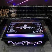 Canapé de bar Karaoké, Tabouret de bar, Banquette KTV, Table de comptoir LED, Canapé noir pour bar, mobilier de salon et de boîte de nuit