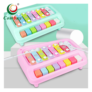 <span class=keywords><strong>Xylophone</strong></span> <span class=keywords><strong>électronique</strong></span> en plastique 2 en 1, 8 clés, jouet de piano pour bébé, <span class=keywords><strong>xylophone</strong></span> <span class=keywords><strong>électronique</strong></span> pour enfants - Product Image 1