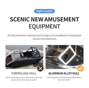 เจ็ทสกีไฟฟ้าขนาดเล็กสุดหรู ทำจากอะลูมิเนียม สำหรับเล่นกีฬาทางน้ำในทะเลสาบและมหาสมุทร เรือยนต์ทรงสปอร์ตสำหรับใช้งานกลางแจ้ง - Product Image 4