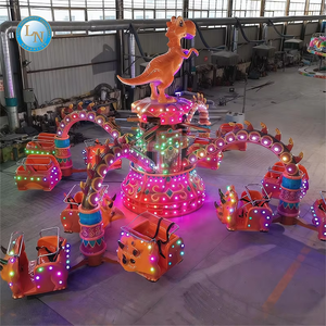 Manège Dinosaure Coloré avec Éclairage LED pour Fêtes Foraines et Parcs <span class=keywords><strong>d</strong></span>'Attractions - Product Image 5