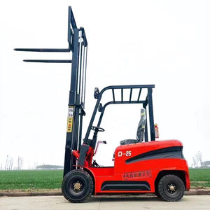 Commercio all'ingrosso della fabbrica 4 ruote batteria al litio transpallet Mini 1.5Ton 2 Ton 3.5 Ton capacità 6 M spostamento laterale nuovo carrello elevatore elettrico - Product Image 2