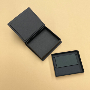 Contenitore di carta di credito con carta di credito <span class=keywords><strong>Vip</strong></span> Pro Gsm regalo nero con carta magnetica rigida scatola di imballaggio con logo di lusso personalizzato - Product Image 5