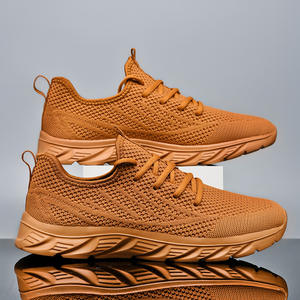 Zapatillas deportivas de malla transpirables y ligeras para hombre, talla grande 45, de verano, de caña baja, modernas, tejidas, para parejas, informales - Product Image 4