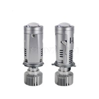 GOODZOOM Mini Proyector Bi-LED para Faros Delanteros, Bombilla H4 22000LM/18000LM, Lente de Proyección Bi-LED para Automóvil