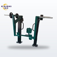 Kaishi Appareil de presse à jambes assis lesté pour extérieur toutes saisons, équipement d'entraînement pour quadriceps, fessiers et ischio-jambiers
