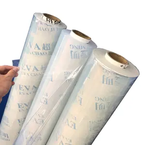 0.8 milímetros de Super transparente EVA filme para embalagem saco, cortina de banho, capa de chuva