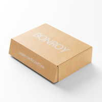 BONROY Conteneurs de stockage Boîte de carton Papier fait Papier Carton Gaufrage Impression Manutention Cartons Boîtes Papier Emballage