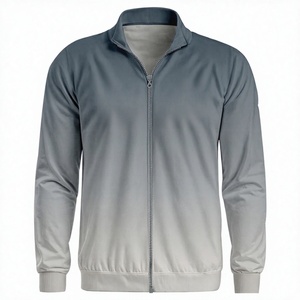 Veste de sport respirante en polyester/coton avec logo personnalisé imprimé par sublimation, demi-zip, nom d'équipe personnalisé, OEM - Product Image 1