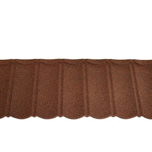 Tuiles résistantes UV de tuile de toiture en métal de style romain de haute catégorie de verrouillage UV de crête d'<span class=keywords><strong>ardoise</strong></span> pour l'appartement tous les climats - Product Image 1