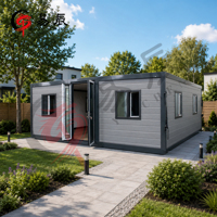 Maison conteneur préfabriquée extensible de haute qualité, norme australienne, 20 pieds, pour studio, bureau ou logement secondaire dans la cour.