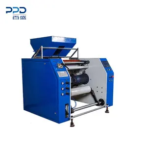 Professional full auto rewinder machine pre stretch film slitting rewinding machine