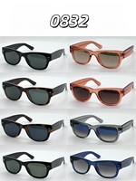 Lunettes de soleil polarisées en acétate de haute qualité pour hommes et femmes, avec verres dégradés effet écaille de tortue, protection UV400