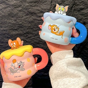 Taza de Cerámica 3D Personalizada para Parejas, con Tapa, Regalo de Cumpleaños, Nueva y en Oferta - Product Image 3