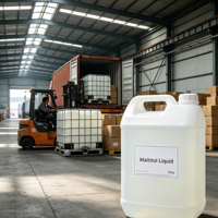 Sirop liquide de maltitol à viscosité stable, polyol de qualité alimentaire, humidifiant pour aliments sans sucre et matière première pour soins personnels