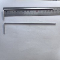 Piquets de fixation en forme de 7, galvanisés, épaissis et allongés, sur mesure, pour tente de jardin extérieure, robustes, pour fixation au sol