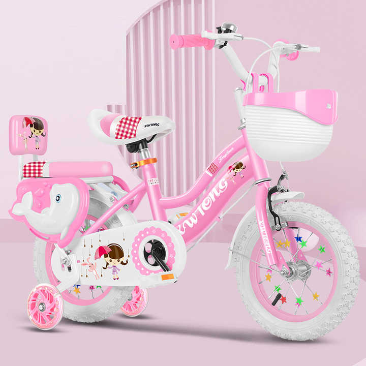 Mountain Bike Pink Pink Cycle Pink Cycle For Girls Years High Carbon Frame Kids' Bicycle 12"-20" Hello  Kitty Design