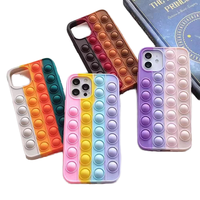 Pinch de descompresión de arcoíris para Apple 12 funda de teléfono móvil todo incluido silicona 6/7 hembra 8Plus para agarre de teléfono