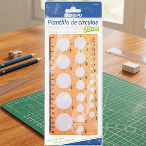 Mengfu M-0017 Righello Dritto in Plastica da 20cm per Disegno e Progettazione Prodotto in Cina Confezione all'Ingrosso - Product Image 2