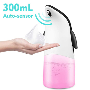 <span class=keywords><strong>Amazon</strong></span> venta <span class=keywords><strong>baño</strong></span> negro Sensor de infrarrojos de mano de espuma de <span class=keywords><strong>dispensador</strong></span> de jabón - Product Image 1