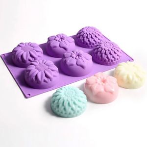 Molde de Silicona para Jabón con Logotipo Personalizado, Molde 3D en Forma de Flor para Pastel, Chocolate, Resina, para Hacer Jabón Artesanal - Product Image 1