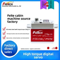 Servomoteur métallique Feite FT835BL à couple élevé 35KG, sans balais, 180 degrés, pour modèles d'avions télécommandés, vente directe fabricant