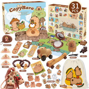 Meilleures ventes <span class=keywords><strong>de</strong></span> porte-clés mignons <span class=keywords><strong>de</strong></span> dessins animés, boîtes <span class=keywords><strong>mystère</strong></span>, boîte surprise Capibala, boîte aveugle, cadeaux pour <span class=keywords><strong>la</strong></span> fête des enfants - Product Image 2